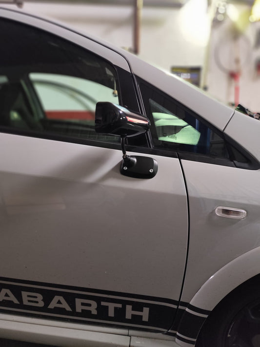 Abarth Fiat Punto Evo GPA Grande Punto F1 Espejos Specchi + Adaptador