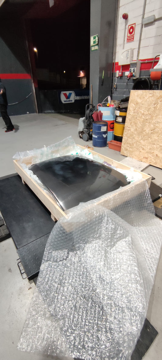 Abarth Fiat Techo de Fibra Carbono o Forjado Carbon Fiber Roof 100% Real (no cover)