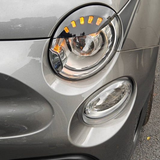 Abarth Cover Faro Headlights Angry Eyelid Enfadado Look 2.0