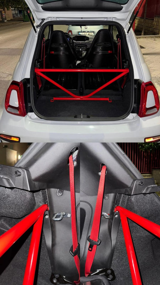 Rinforzo a V della barra del telaio posteriore Abarth