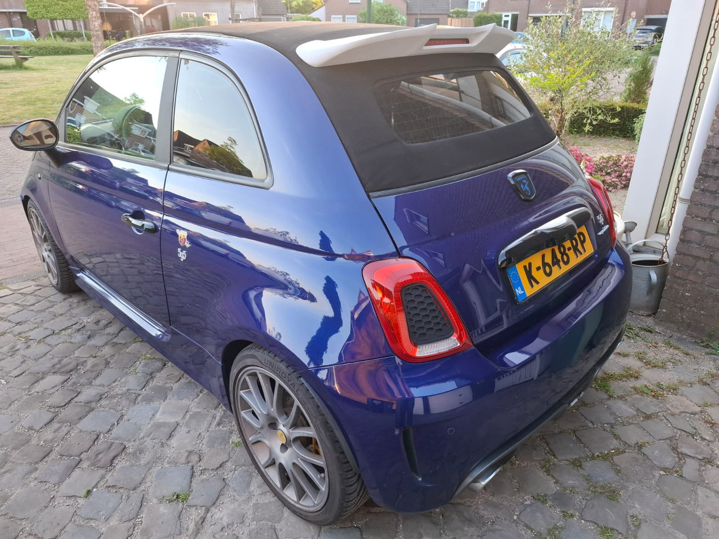 Abarth Visera Spoiler Alerón Batman 🦇 Cabrio Cover