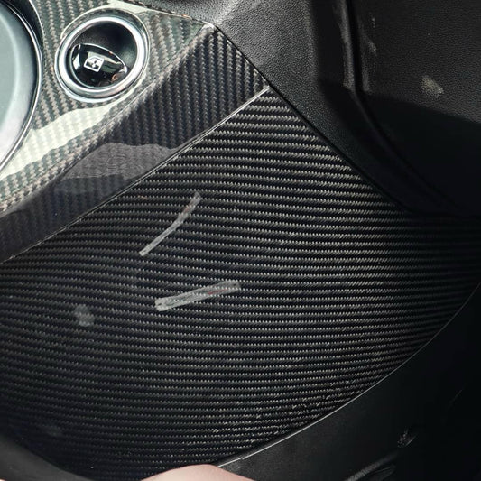 Abarth Fiat 2016+ Restyling Cover Zona Cambio Fibra de Carbono