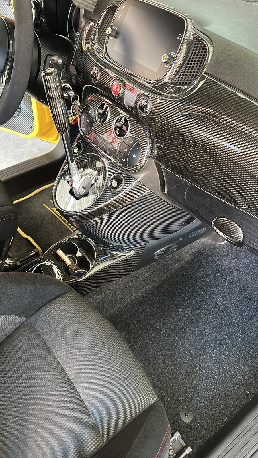 Abarth Restyling Carbon Fiber Change