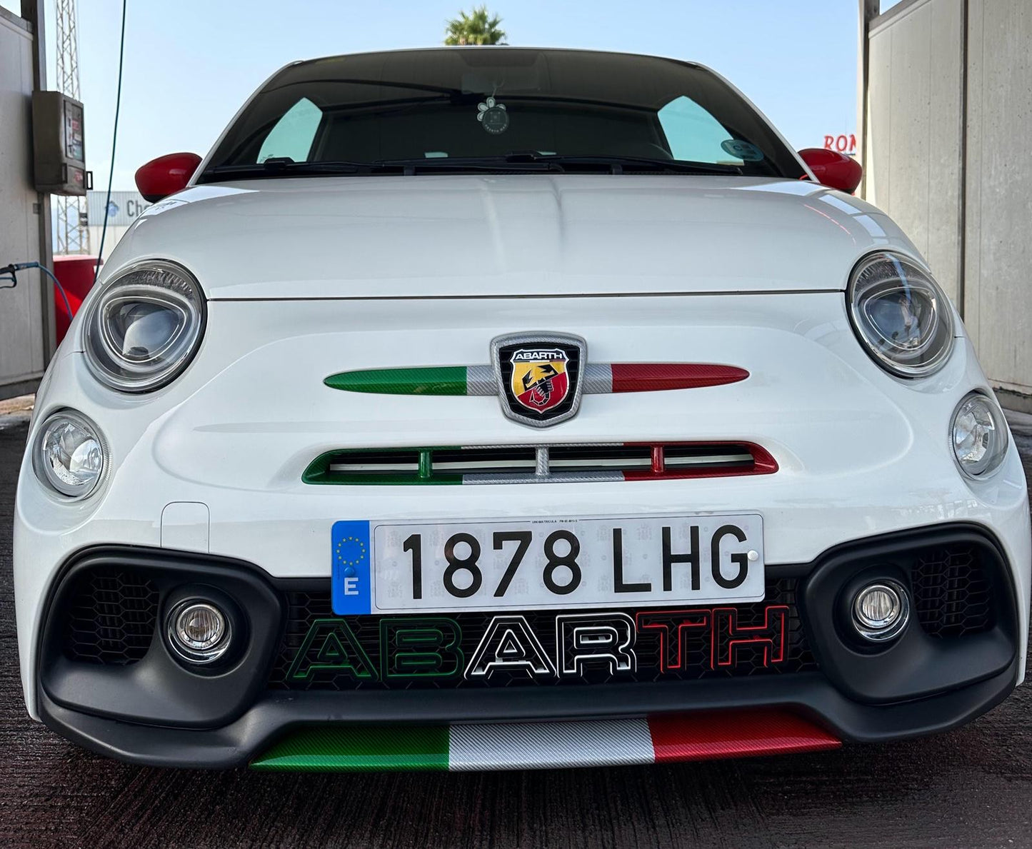 Abarth Italia 🇮🇹 Lip Splitter Restyling Frontal Carbon