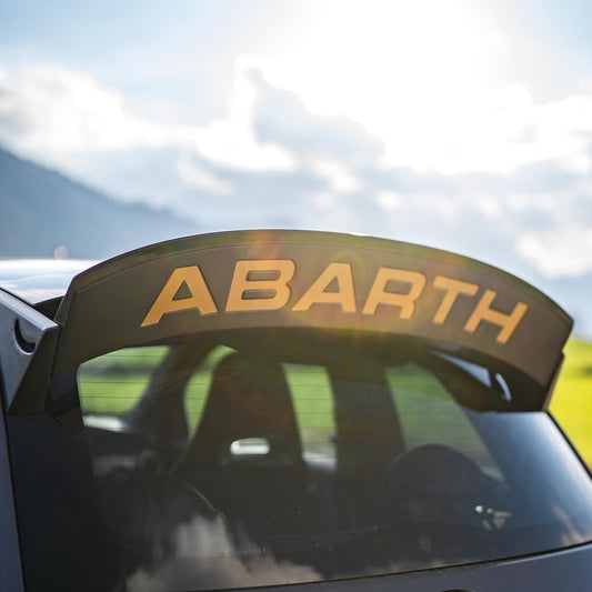 Abarth 70th Alerón Spoiler Original FCA Vinilo Letras Vinyl Letters