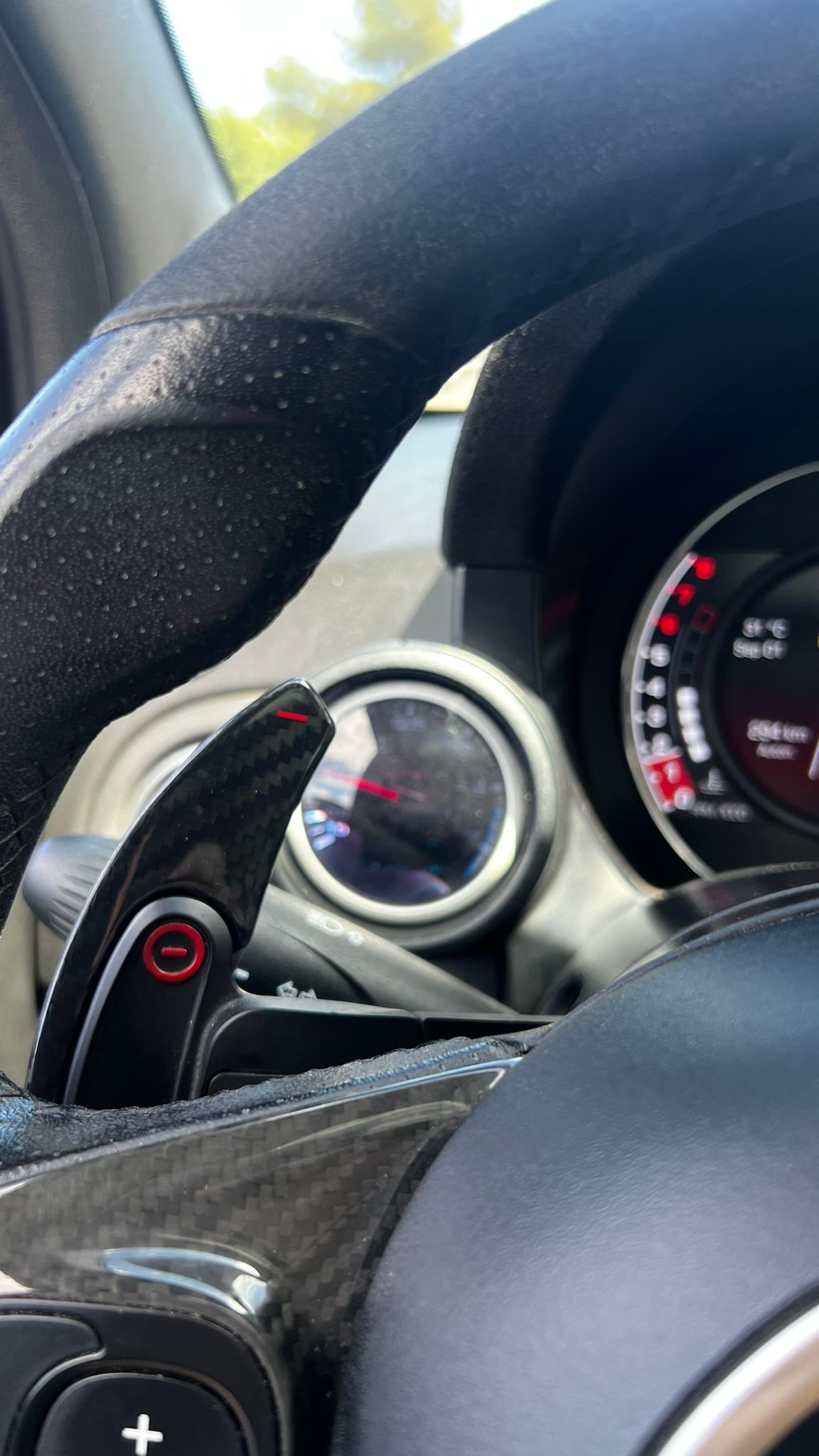 Abarth MTA Extension Levas Paddle Shifter Carbon Fiber or Aluminium