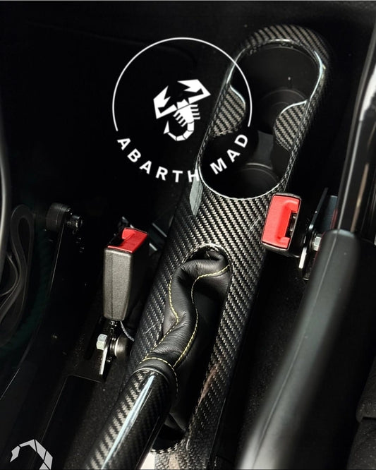 Abarth Fiat 2016+ Restyling Consola Túnel Posavasos Freno de mano
