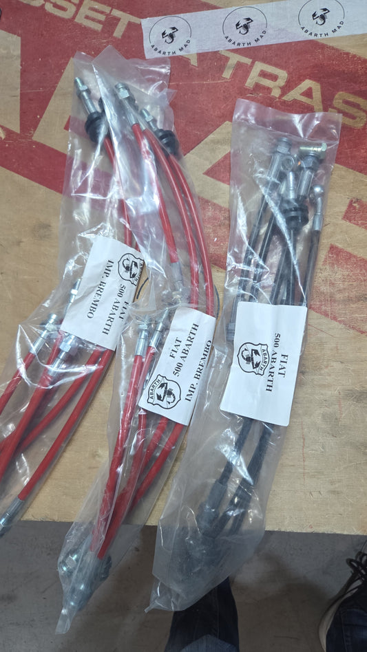 Kit tubi metallici Abarth da 6 unità