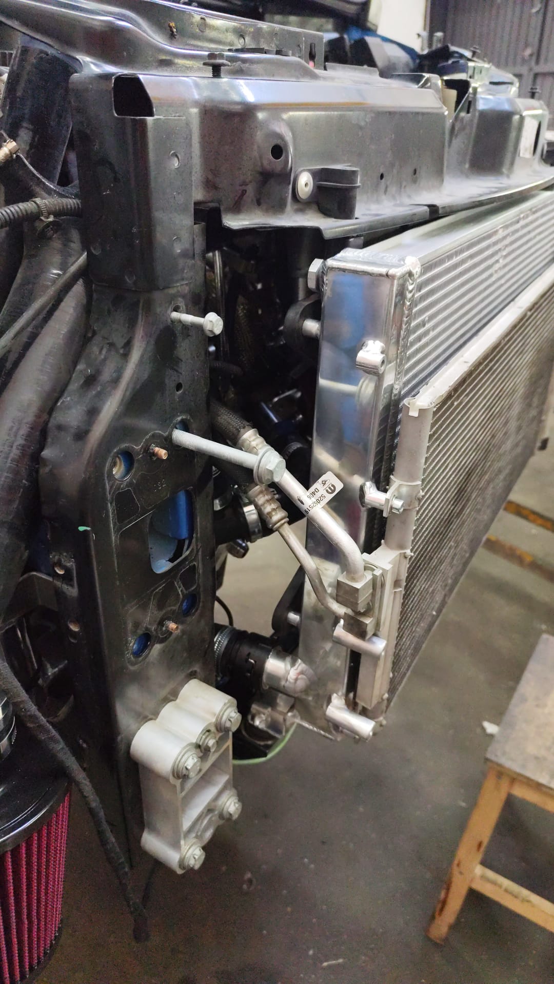 Radiatore Acqua Prolungato Abarth con o senza tubi