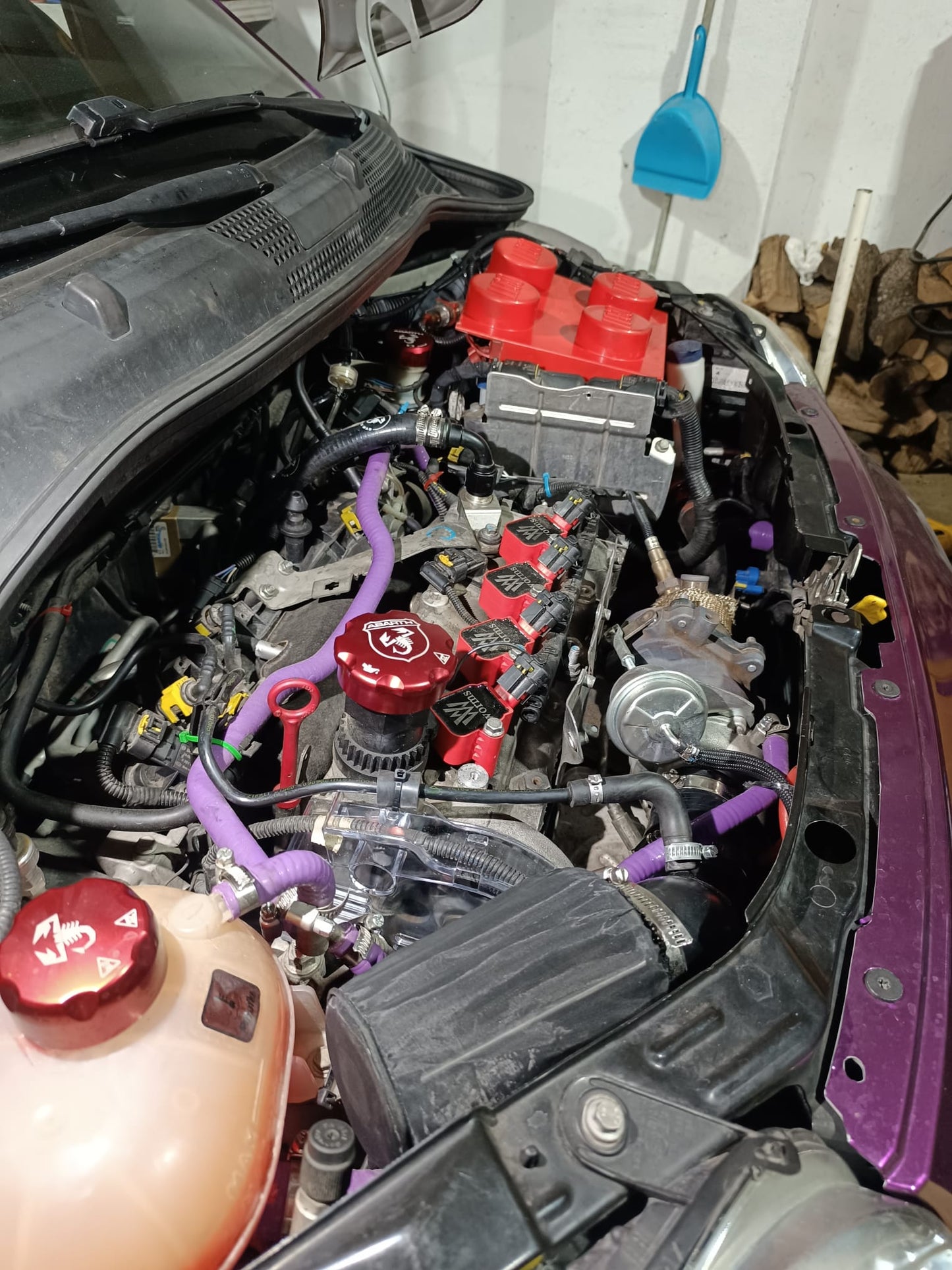 Abarth 500, Punto, 124, Alfa Romeo Fiat Jeep Tjet Multiair Set 4 Bobinas Alto Voltaje ⚡ Performance Worms Racing