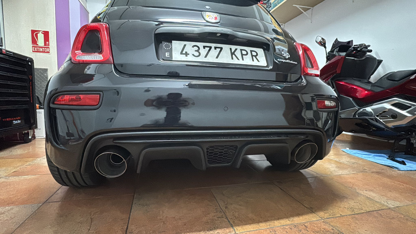 Abarth Rear Section Straight Free Exhaust Bombardone type