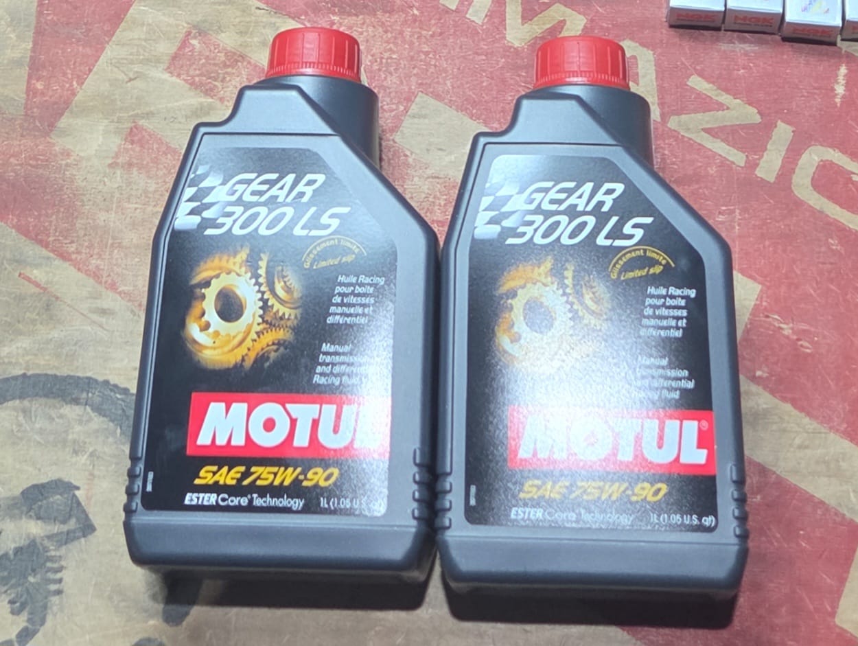 Abarth Aceite Oil Motul 1L Caja de Cambios Transmisión 75W/90, Gear 300 LS o Gear Competition 75W/140
