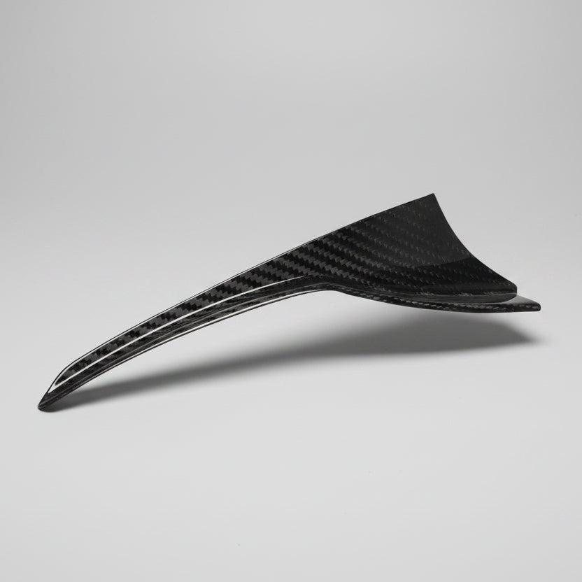 Abarth 500 All Model Passenger Side Carbon Fiber Dashboard Cover Copiloto Passenger Carbon Fiber Dashboard
