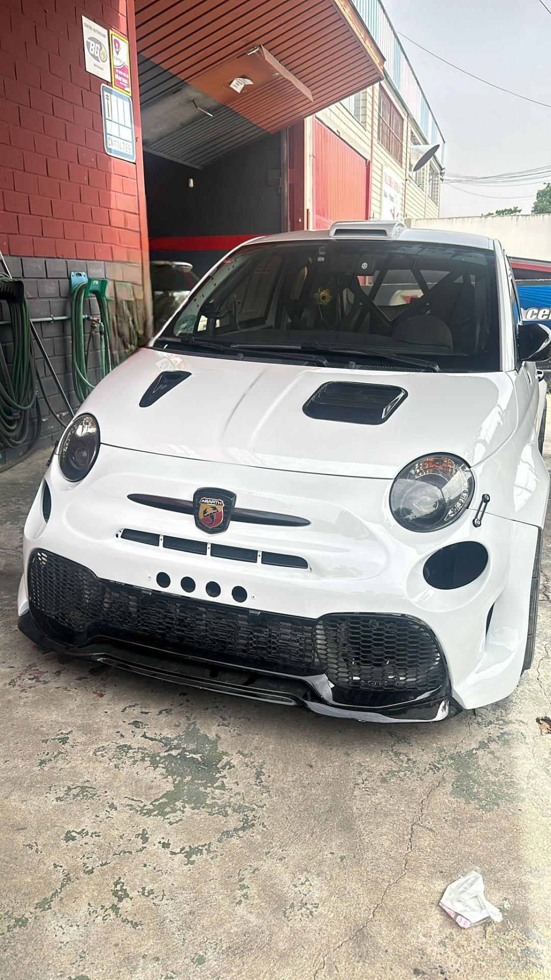 Abarth 500 All Model 3D Air Vents Set (2) Assetto Corse Hood Inserts Capó Salidas Aire