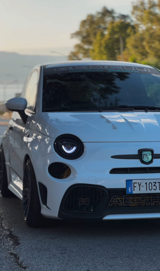 Fari Alogeni Modificati Abarth No Xenon Led