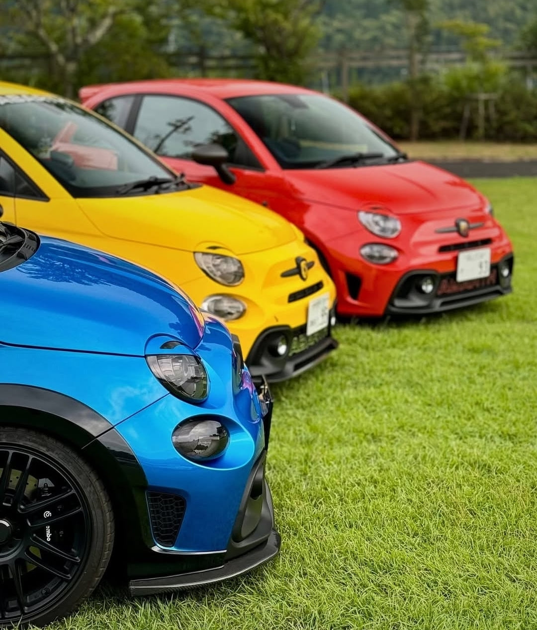 Abarth Eye Angry Bad Look Angry Eyes Headlight Cover ABS