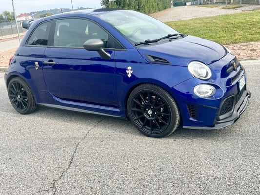 Abarth CHD Añadido Taloneras Fibra Skirt Insert Fiber