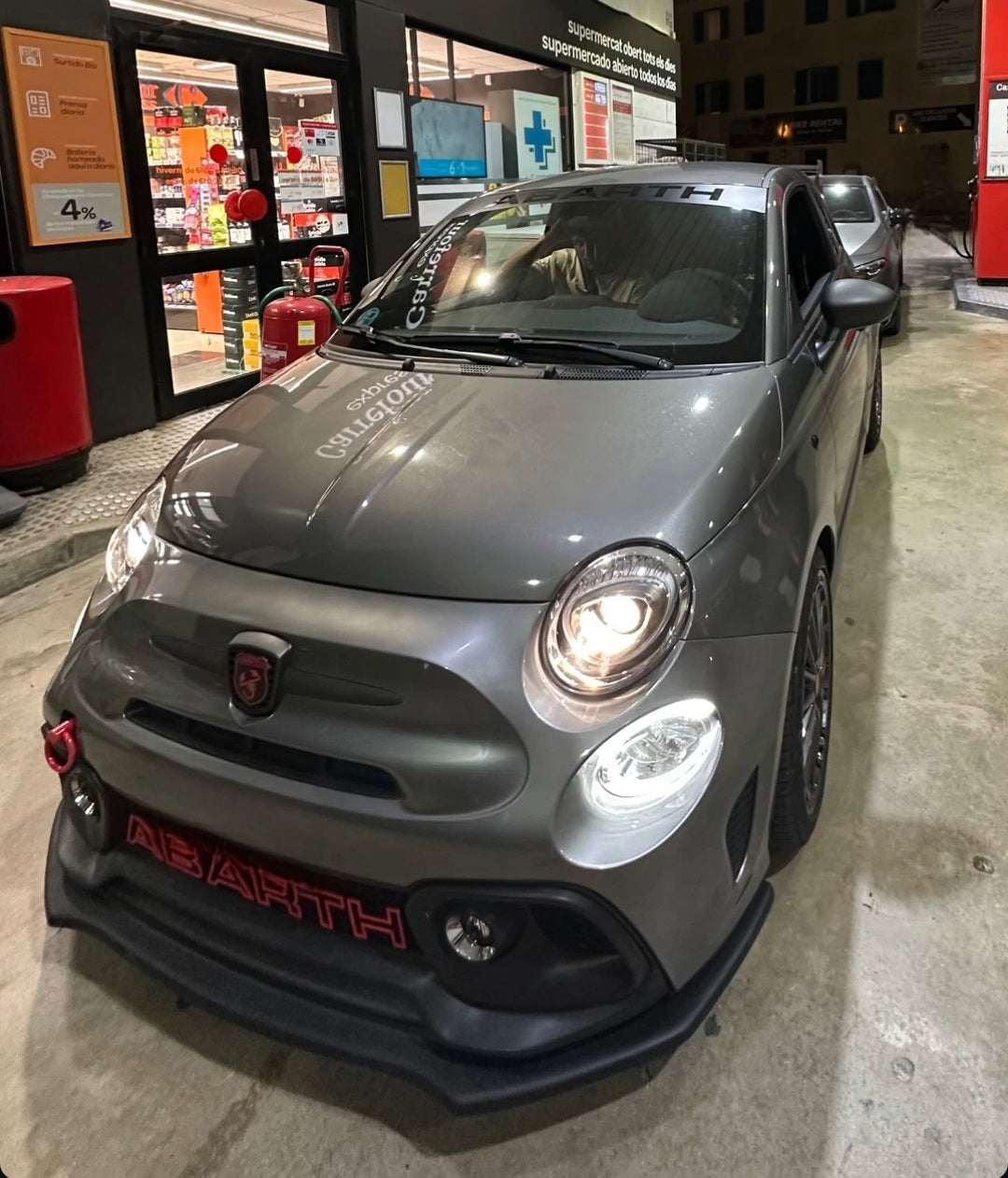 Abarth Lip Front Lip Splitter Restyling Maxton