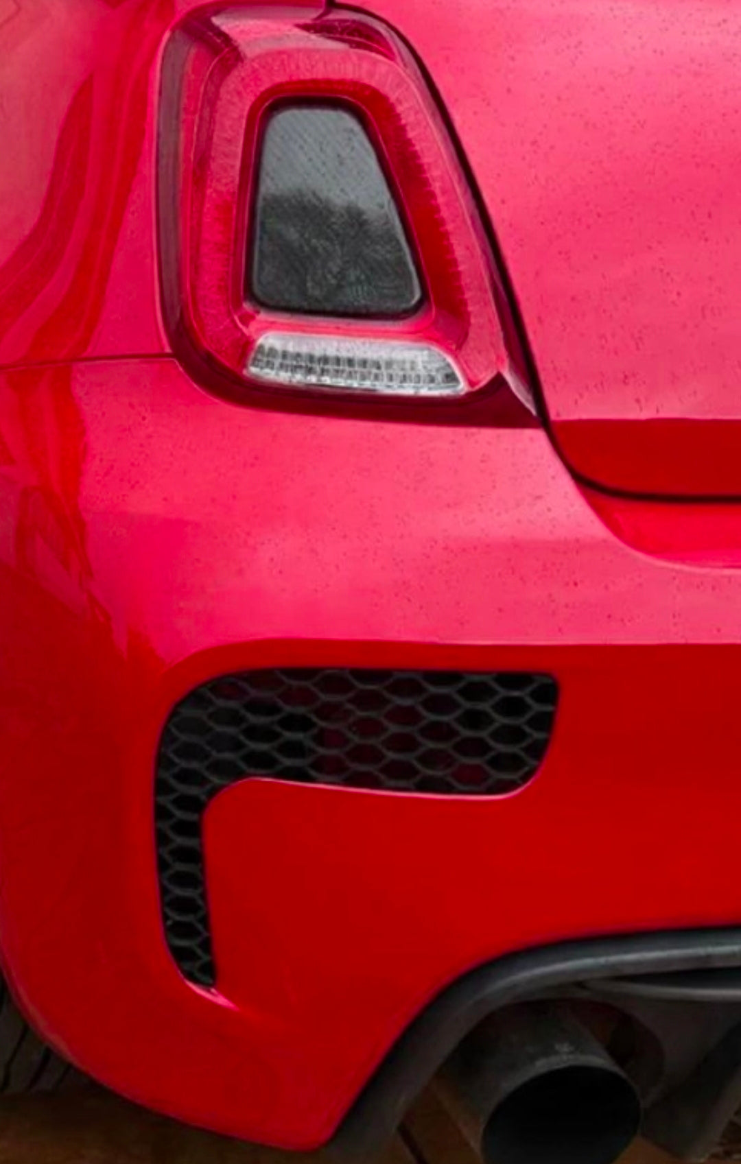 Restyling Griglia Abarth Griglia ABS Paraurti Posteriore