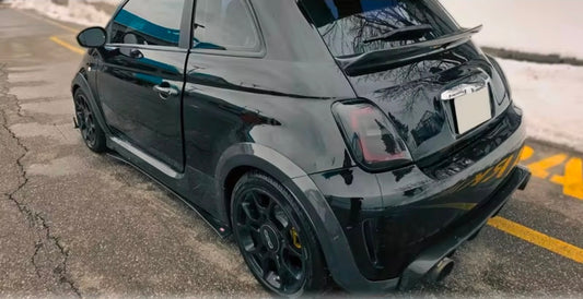 Abarth 500 All Model Not Cabrio Spoiler Mid Trunk Baule Maletero Añadido Alettone Carbon or Fiber