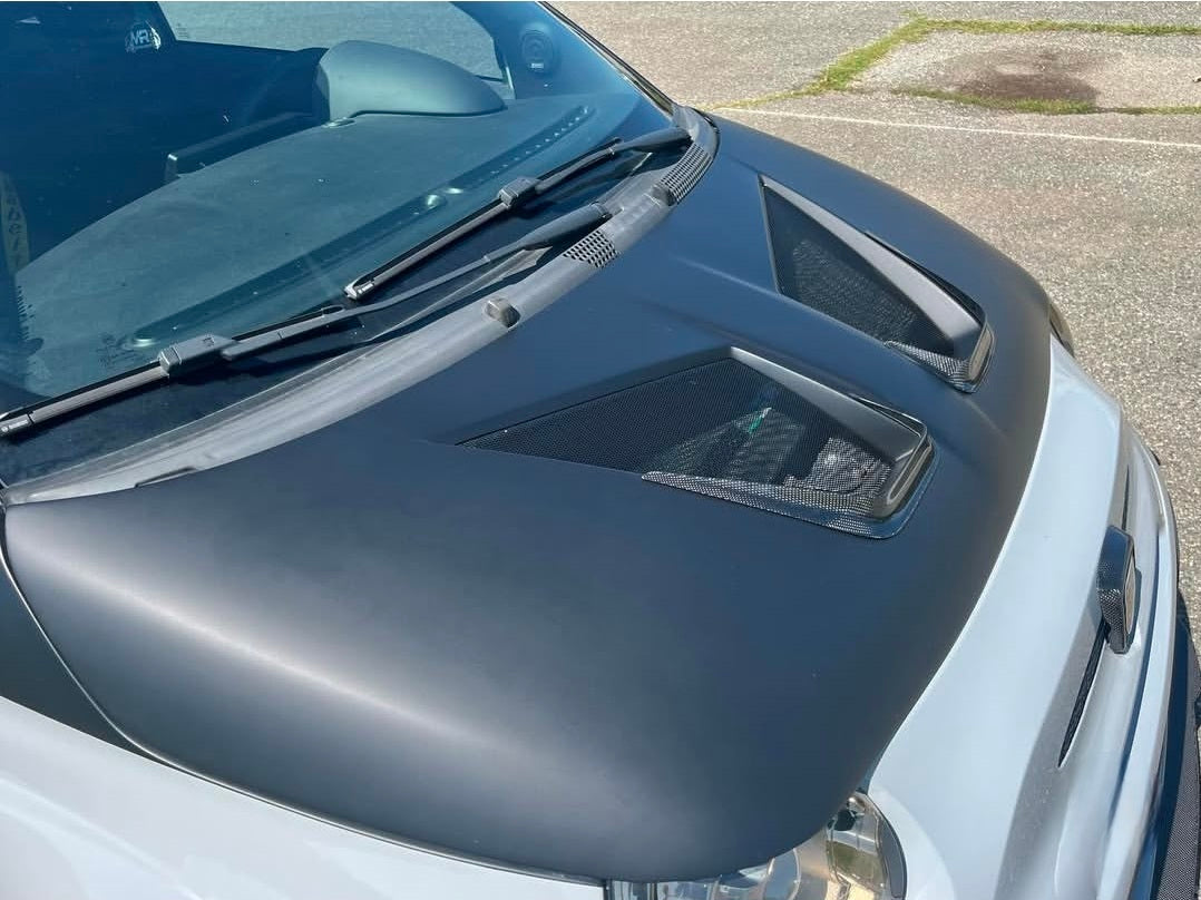 Abarth 500 Racing Extreme Hood Air Vents Intake Capó Fibra Vidrio Aperturas CHD