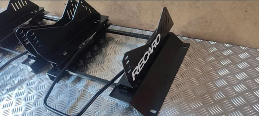 Abarth 500 Fiat Seat Brackets Pair (2) Bases para Asiento Backet Recaro, OMP, Sabelt, Sparco...