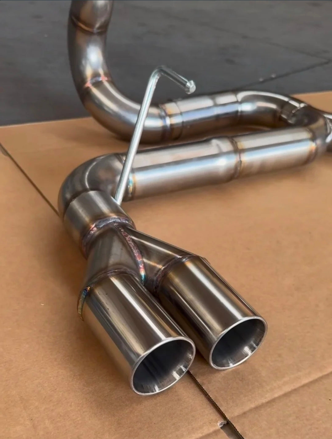 Abarth 500 All Model Rear Exhaust Straight Free Flow Exhaust Bombardone Type 104/114/121 Akrapovic