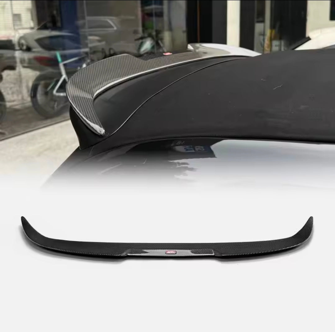 NEW PRE ORDER Abarth 500 All Models CABRIO Carbon Fiber Spoiler Extension Alerón Prolunga