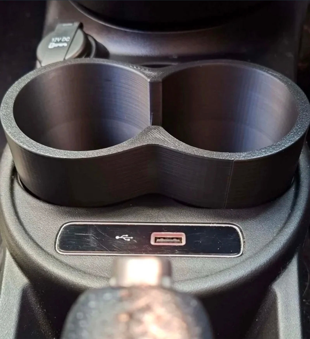 Abarth 500 All Model 3D Cup Holder Center Console Posavasos