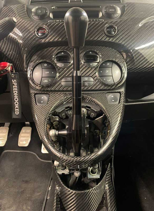 Abarth MK3 Carbon Fiber Gear Shift Cover
