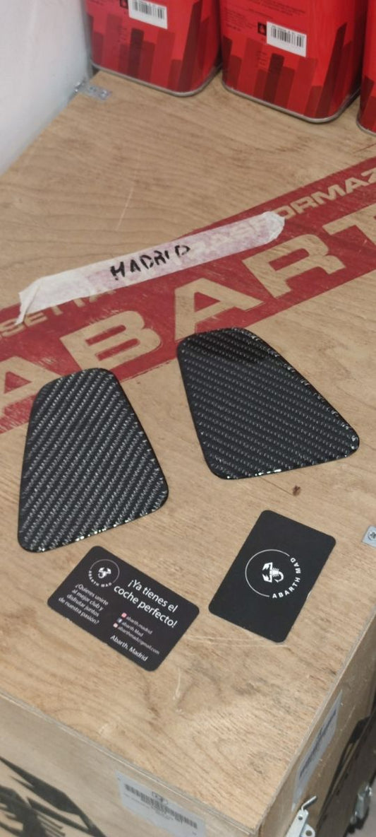 Abarth Headlight Cover Restyling Carbon Fiber