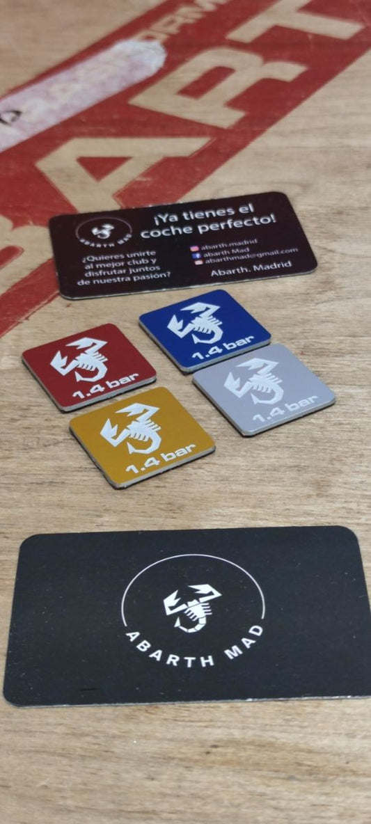 Abarth Badge Emblem Water Expansion Tank