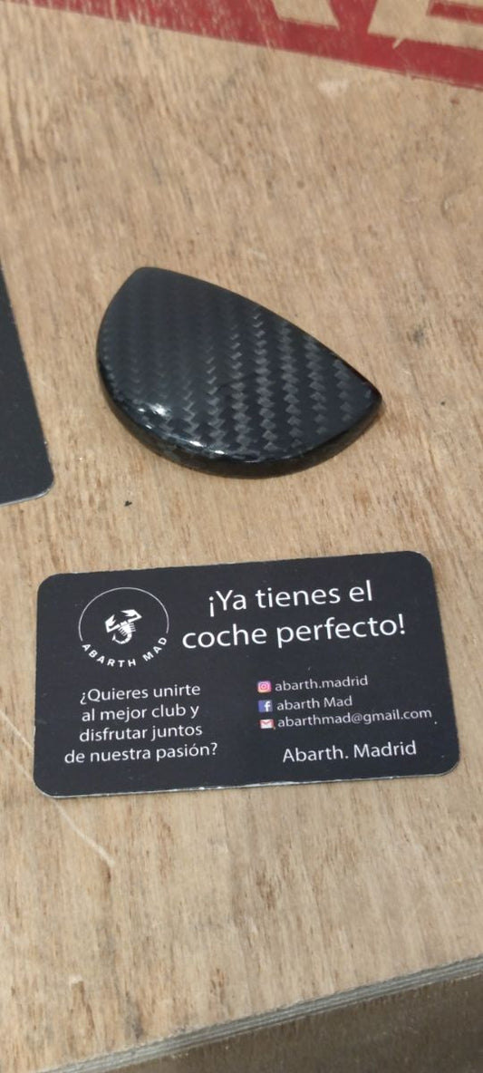 Abarth Cover Glove Box Carbon Restyling