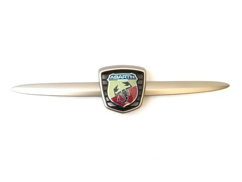 Abarth All Abarth OEM Front Emblema Delantero Logo Frontal Antracita, Cromado o Satinado