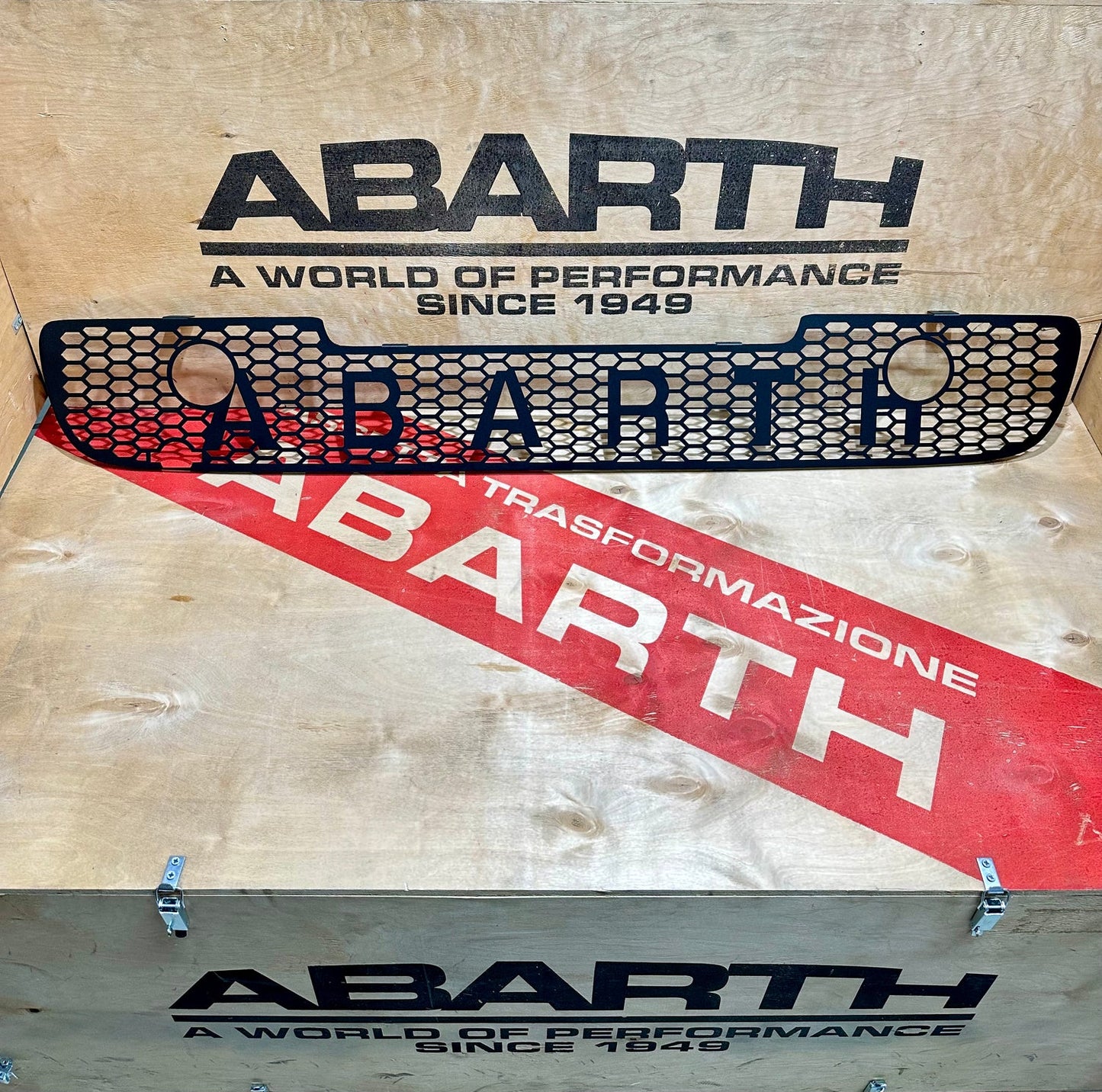 Abarth 2008-2016 Pre Restyling Assetto Corse Grille Front Bumper Rejilla Frontal Paragolpes