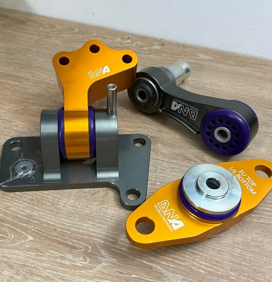 Abarth DNA Kit (3) Soportes Motor y Caja de Cambios