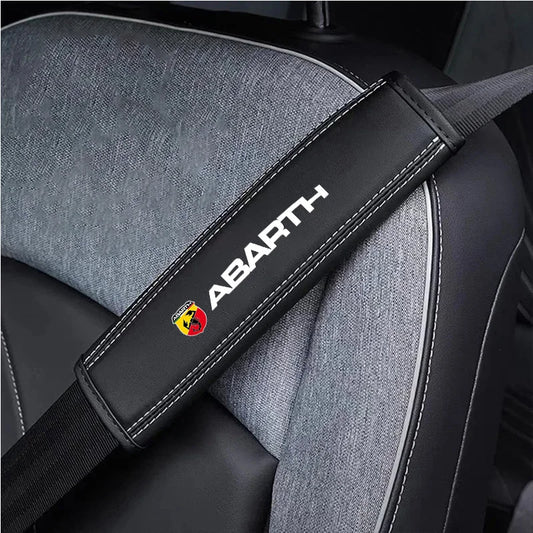 Abarth (2) Cinturón Almohadillas Cubierta Protección Cuello