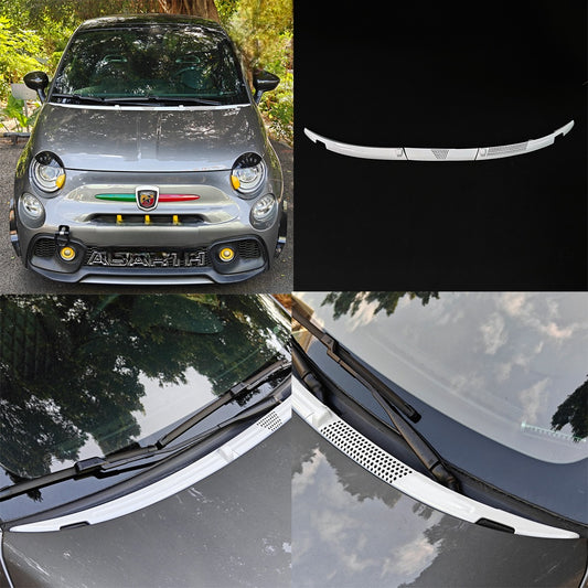 Abarth 500 Coloured All Model Cover Windshield Black Gloss ABS Vierteaguas Negro Brillo