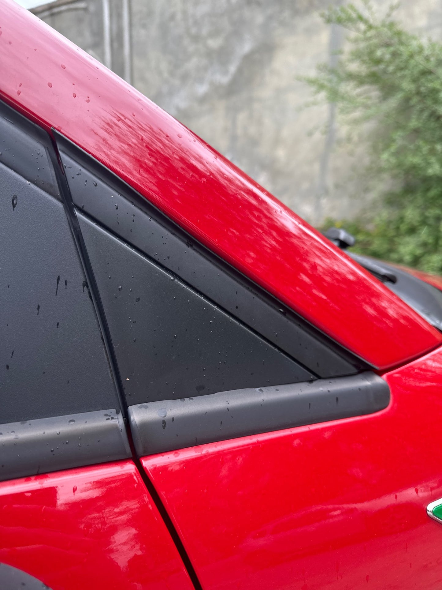 Abarth Door Wing Triangles