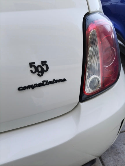 Abarth Emblem Badge TURISMO, COMPETIZIONE emblema (1) ⚫⚪🔴🟡