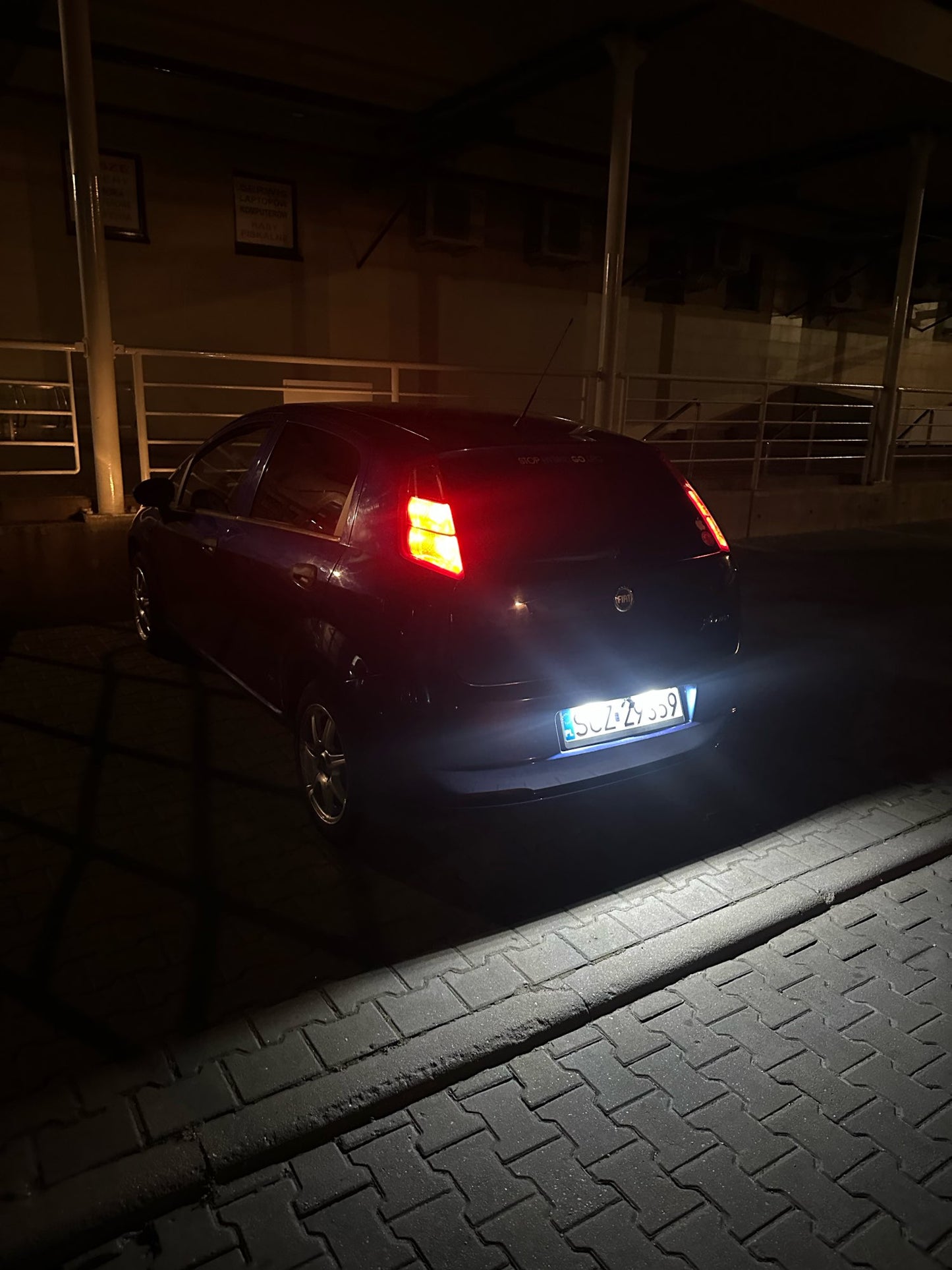 Abarth GPA Fiat Punto Evo Brava Bravo Croma Doblo Matea Led (2) Plafon Luz Matricula License Plate Set