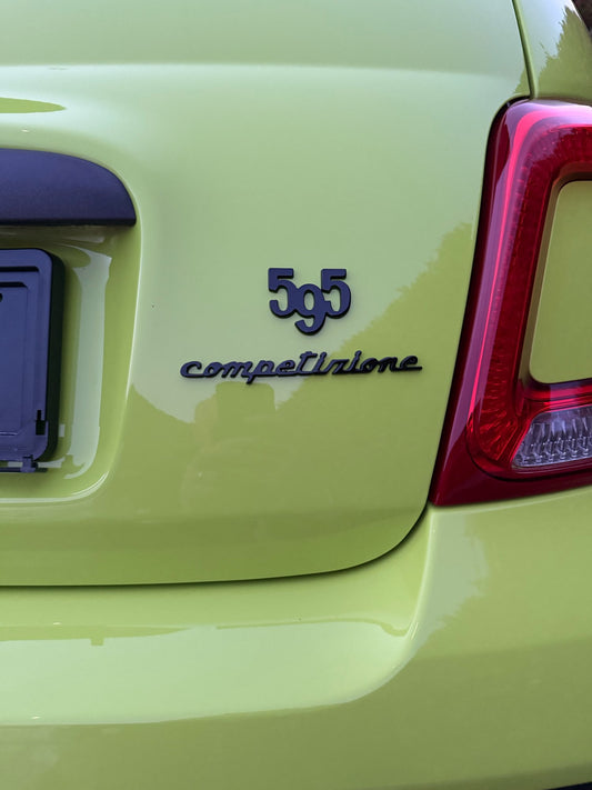 Abarth Emblem Badge TURISMO, COMPETIZIONE emblema (1) ⚫⚪🔴🟡