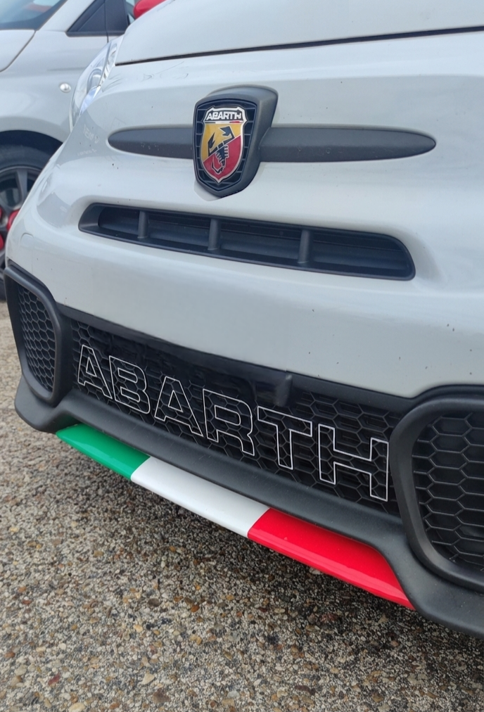 Abarth 2016+ Restyling Front Bumper Grille Honeycomb Set (2) Foglights Delete Paragolpes Delantero Rejilla Elimina Antinieblas