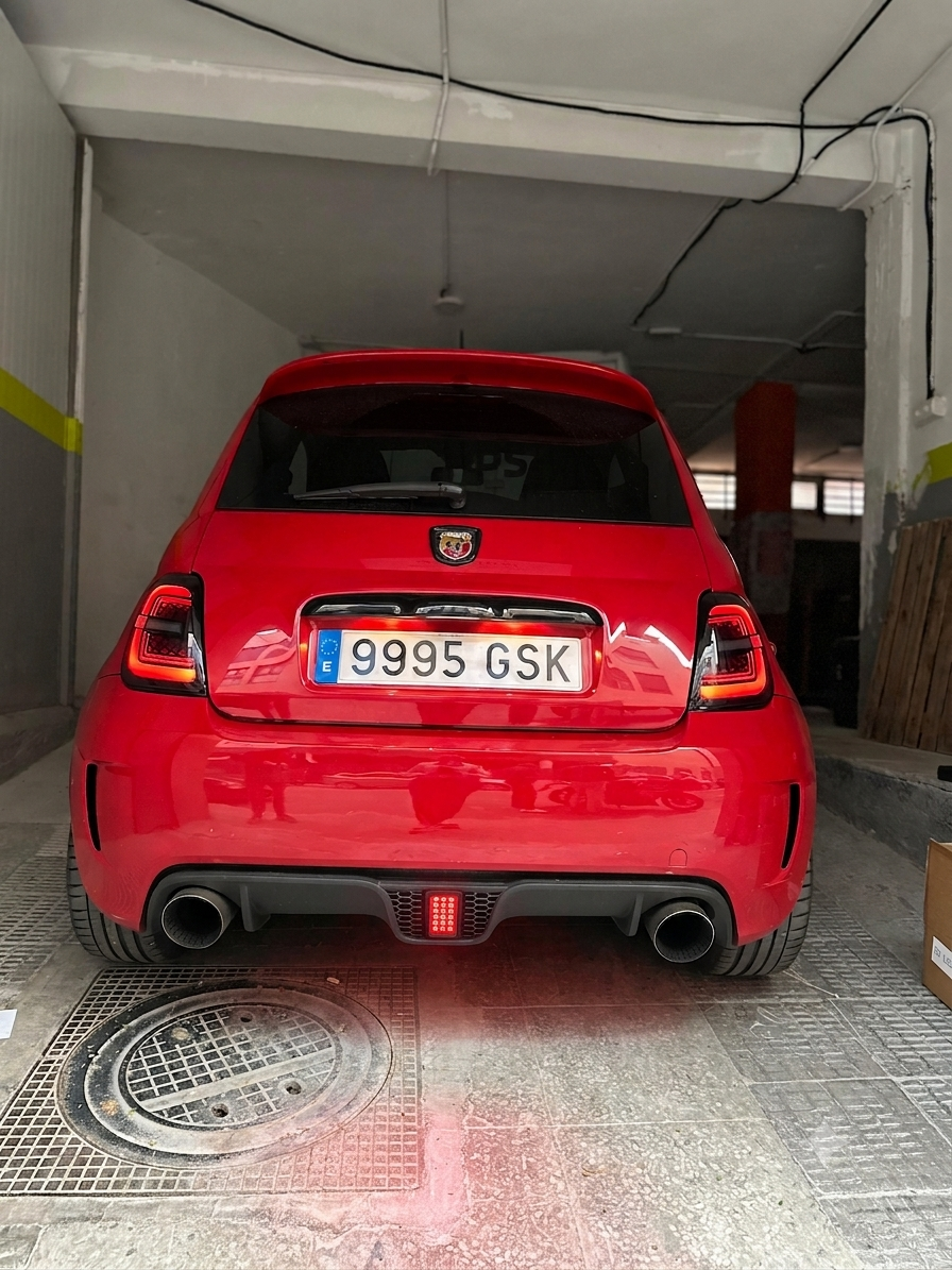 Abarth 500 All Model Restyling F1 Style Diffusser Light with 3D grille Luz Difusor Rejilla Plug & Play