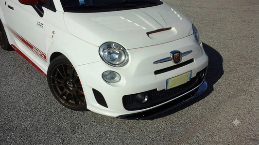 Abarth 500 2008-2015 Pre-Restyling Front Lip Splitter Fiberglass Add-on