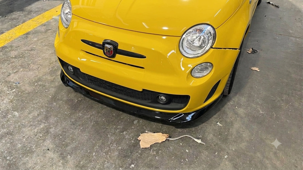 Abarth 2008-2016 Pre Restyling Facelit Lip Splitter Bumper Paragolpes Delantero Fibra