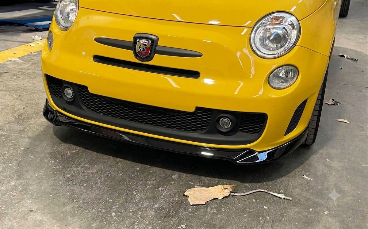 Abarth 2008-2016 Pre Restyling Facelit Lip Splitter Bumper Paragolpes Delantero Fibra