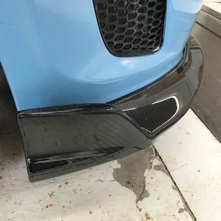 New!! PREORDER Abarth 500 Full 100% Carbon Fiber Splitter Lip Fibra de Carbono