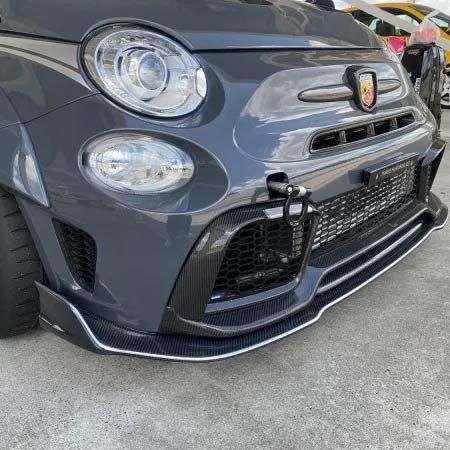 NEW PRE ORDER Restyling 2016+ Front Bumper Carbon Fiber Lip Splitter Cover Extension Prolunga Labio