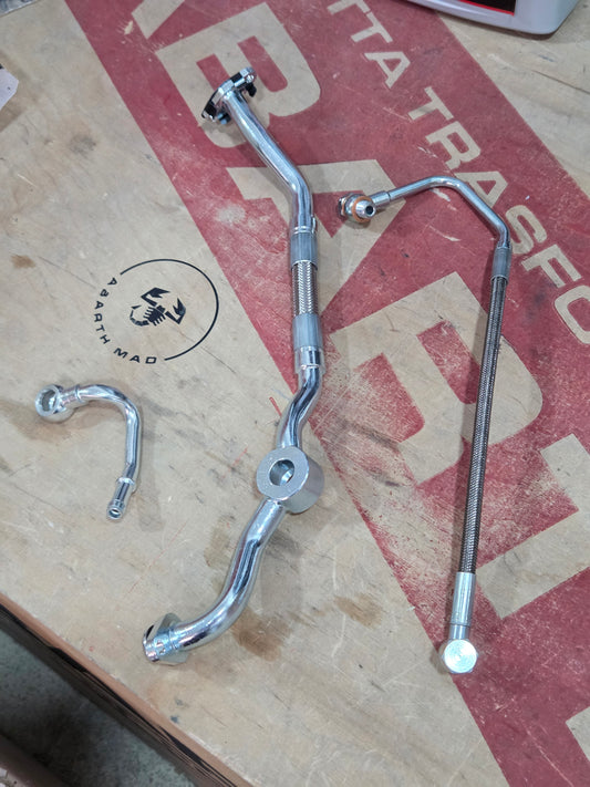 Abarth IHI a Garret 1446 Kit Conversión Tubería Aceite